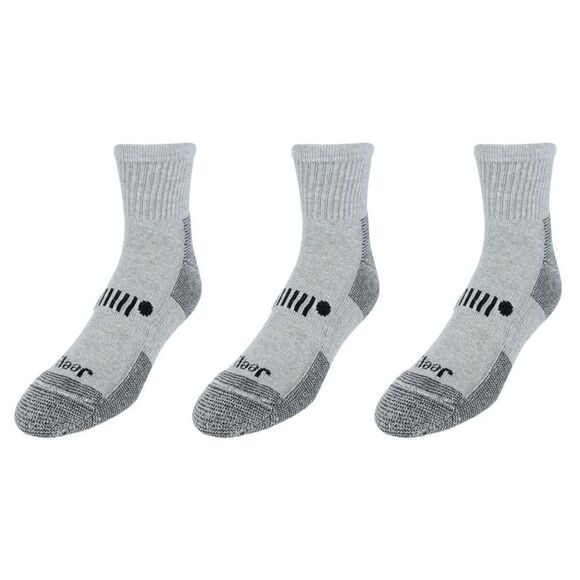 Jeep Men's Classic Cotton Ankle Socks (3 Pair Pack) - Picture 2 of 3